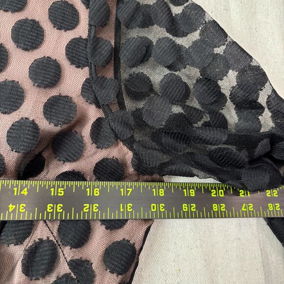 ELIZA J Women Polka Dot Whimsigoth Fit & Flare Midi Dress Size 10 Wedding‎ Retro - Picture 4 of 10